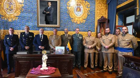  Recepci&oacute;n en el Ayuntamiento de Algeciras a los Regulares de Ceuta / Ayuntamiento de Algeciras 