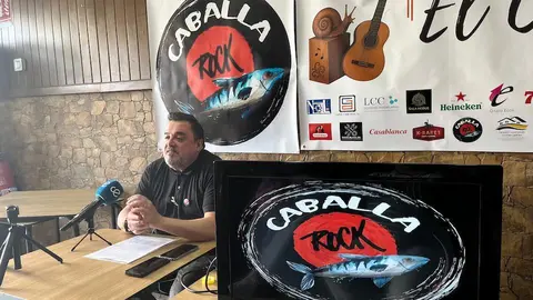 Antonio Fern&aacute;ndez Molina, 'Moli', durante la presentaci&oacute;n del Caballa Rock 2025.