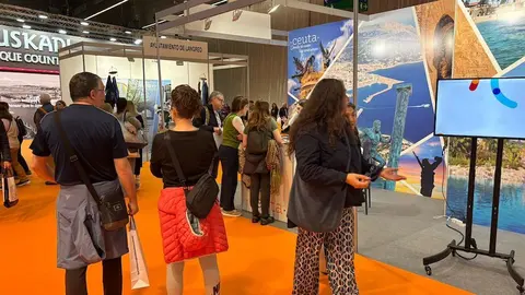 Un momento de la feria de turismo.