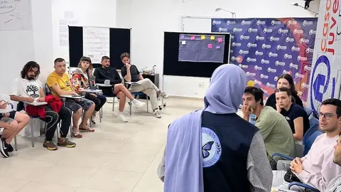 Un momento del taller.