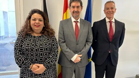 Cristina P&eacute;rez, Abelardo de la Rosa y Miguel Se&ntilde;or 
