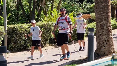 Marcha n&oacute;rdica con la Federaci&oacute;n de Deportes de Monta&ntilde;a y Escalada de Ceuta