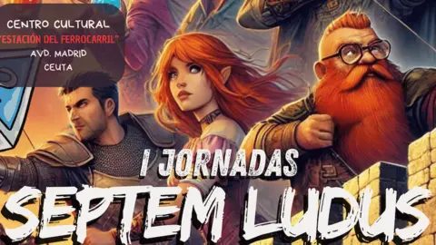 Cartel de las I Jornadas Septem Ludus.