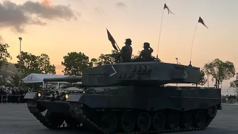 Parada militar con motivo de la celebración de Santiago Apóstol en el acuartelamiento Coronel Galindo, sede del Regimiento de Caballería Montesa n&deg;3 / Fotos: M&oacute;nica Rivero