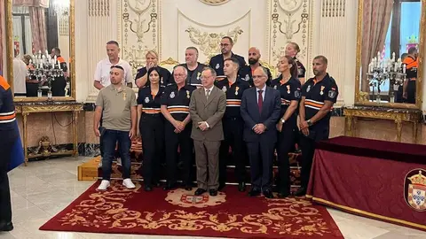 Entrega de condecoraciones a voluntarios de Protección Civil por su actuación en la DANA. 2