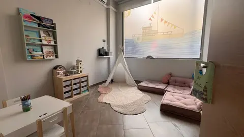 La sala de terapia del centro de atenci&oacute;n integral a ni&ntilde;os v&iacute;ctimas de abusos (modelo Barnahus) de la Fundaci&oacute;n M&aacute;rgenes y V&iacute;nculos / M.R.