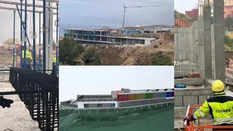 Varias im&aacute;genes de la futura escuela infantil de Loma Colmenar / M.R.