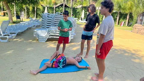 Campamento de verano en el complejo Miguel de Luque.