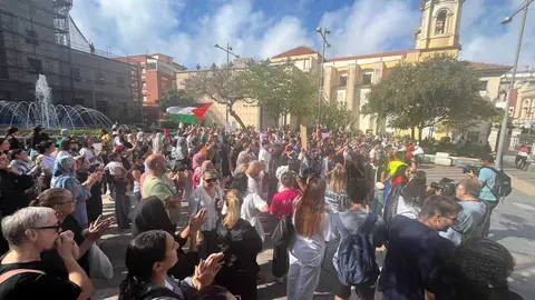 Manifestación estudiantil por Palestina.7