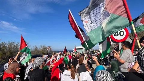 Protesta por Palestina en Benzú18