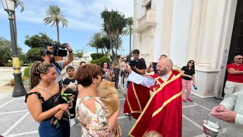 Bendición de animales por San Daniel.