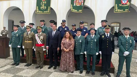 Acto por la Virgen del Pilar, patrona de la Guardia Civil.