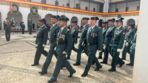 Acto por la Virgen del Pilar, patrona de la Guardia Civil.