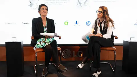  Kissy Chandiramani durante su intervenci&oacute;n en el Forbes Women of Influence Summit 