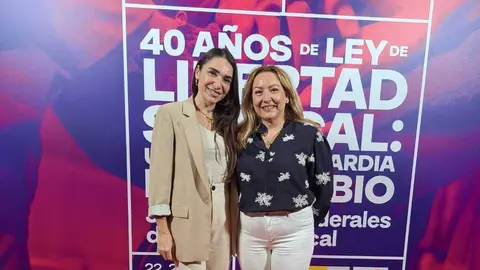 Yolanda Aparicio e Isa Mata.