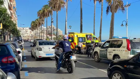 Accidente de moto en La Rivera / CAD