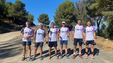Selecci&oacute;n ceut&iacute; de marcha n&oacute;rdica.
