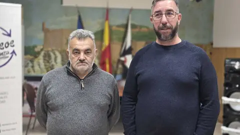 El presidente, Francisco Garc&iacute;a Segado, y el secretario y tesorero, Manuel D&iacute;az de la FPAV / L.O.