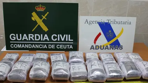 Droga intervenida. / G.C.