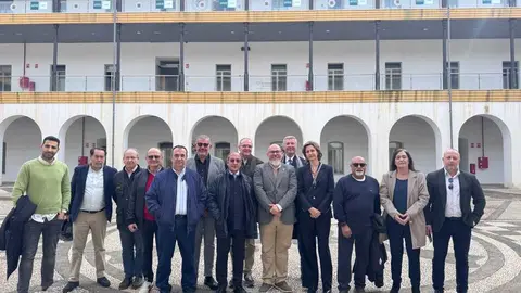 Un momento de la visita de la CECE al Campus de la UGR.