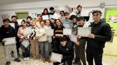 Participantes en el programa de Cruz Blanca.