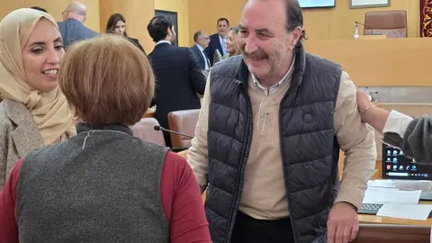 Despedida en el Pleno al Jefe de Negociado de Actas, Francisco Mu&ntilde;oz Dyck (2)
