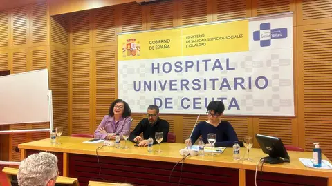 Un momento de la conferencia.