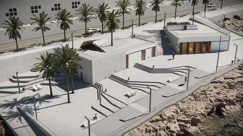 El proyecto para la nueva capilla de la Virgen del Carmen en la Almadraba