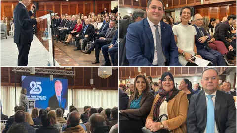 Homenaje a Juan Vivas en el 25&ordm; aniversario de su Gobierno.