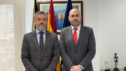 Juan Manuel Doncel y Miguel &Aacute;ngel P&eacute;rez Triano / Delegaci&oacute;n