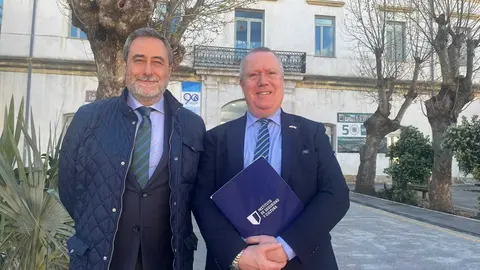 Por la izquierda, Rafael Garc&iacute;a y Carlos Echevarr&iacute;a.