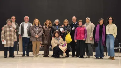 Un momento de la representaci&oacute;n teatral.