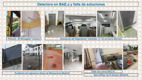 Instalaciones militares deterioradas seg&uacute;n ATME.