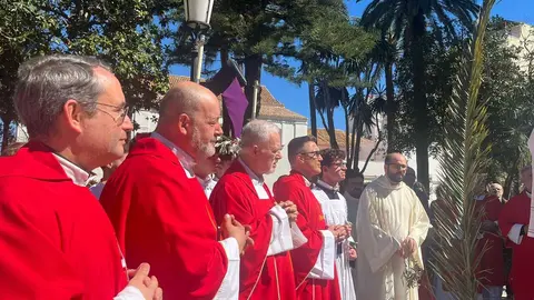 Bendición de las palmas en el Domingo de Ramos.7