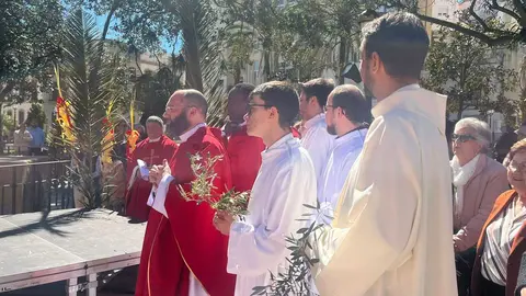Bendición de las palmas en el Domingo de Ramos.8