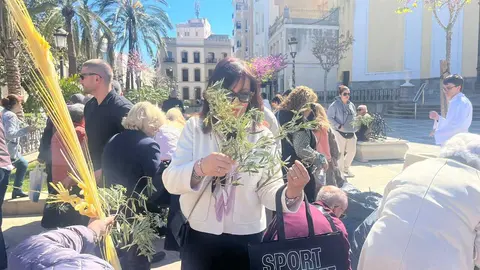 Bendición de las palmas en el Domingo de Ramos.20