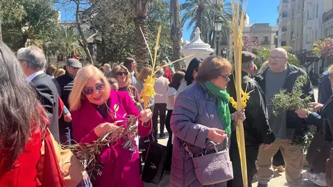 Bendición de las palmas en el Domingo de Ramos.22