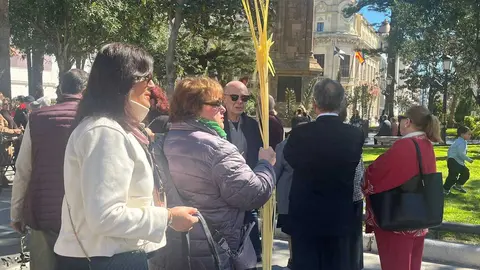 Bendición de las palmas en el Domingo de Ramos.31