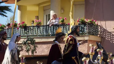 Salida de la Pollinica en el Domingo de Ramos.1