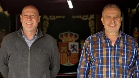  Jos&eacute; Antonio Burgos y Antonio Noya nos cuentan todos los pormenores del retorno del Cristo de la Encrucijada a la Comandancia de la Guardia Civil / Laura Ortiz 