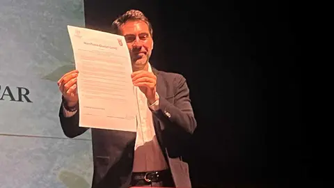 Daniel Lumera en la declaraci&oacute;n oficial de Ceuta como 'Ciudad Gentil'