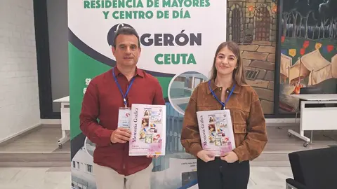 Juan Antonio Gonz&aacute;lez y Laura Teruel, psic&oacute;logo y educadora social en la residencia de mayores Ger&oacute;n / C.M.