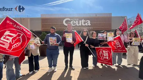 Manifestación de UGT por el convenio de comercio.2