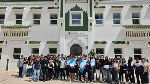 Los participantes en la olimpiada.