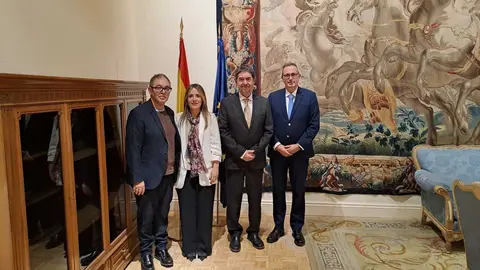 Pilar Orozco en el Ministerio de Educaci&oacute;n.