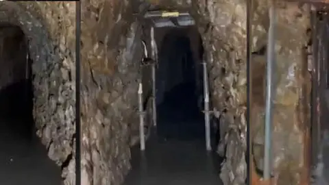 El interior del segundo narcot&uacute;nel hallado por la Polic&iacute;a Nacional / CNP