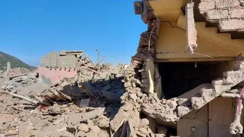 Destrucción por un terremoto en marruecos. / M.S.F.
