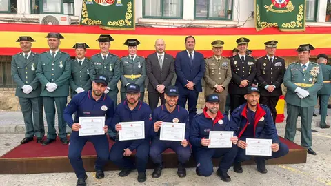 Acto por el 182 aniversario de la Guardia Civil.