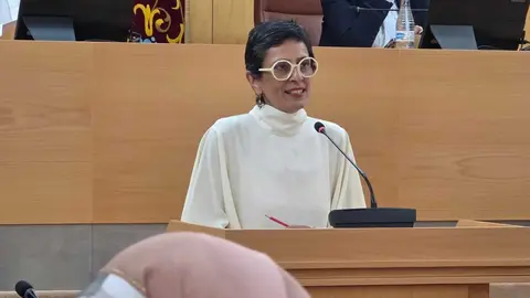  Kissy Chandiramani, durante el debate del estado de la ciudad / L. O. 
