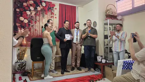 Participantes en el evento de la Casa Regional de Ceuta en Algeciras.